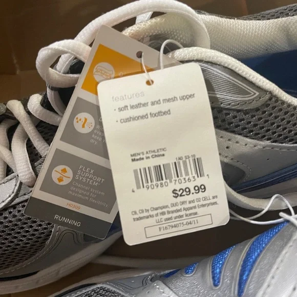 NWT Champion Gray Mens Running Sneaker - Picture 4 of 10